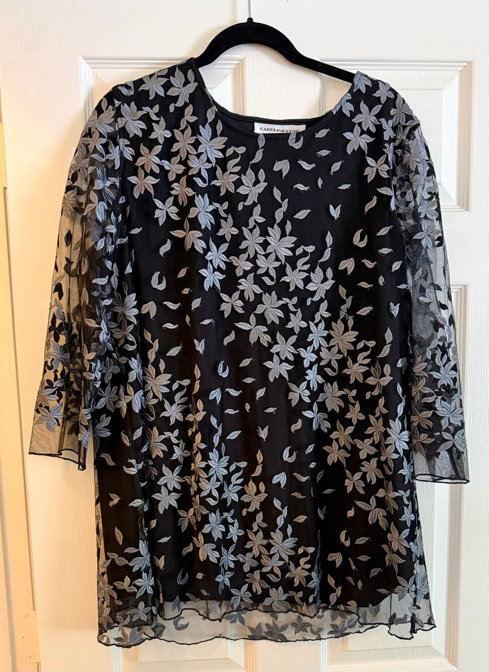 Caroline Rose "Floral Notes" Layered Tunic – Size XL